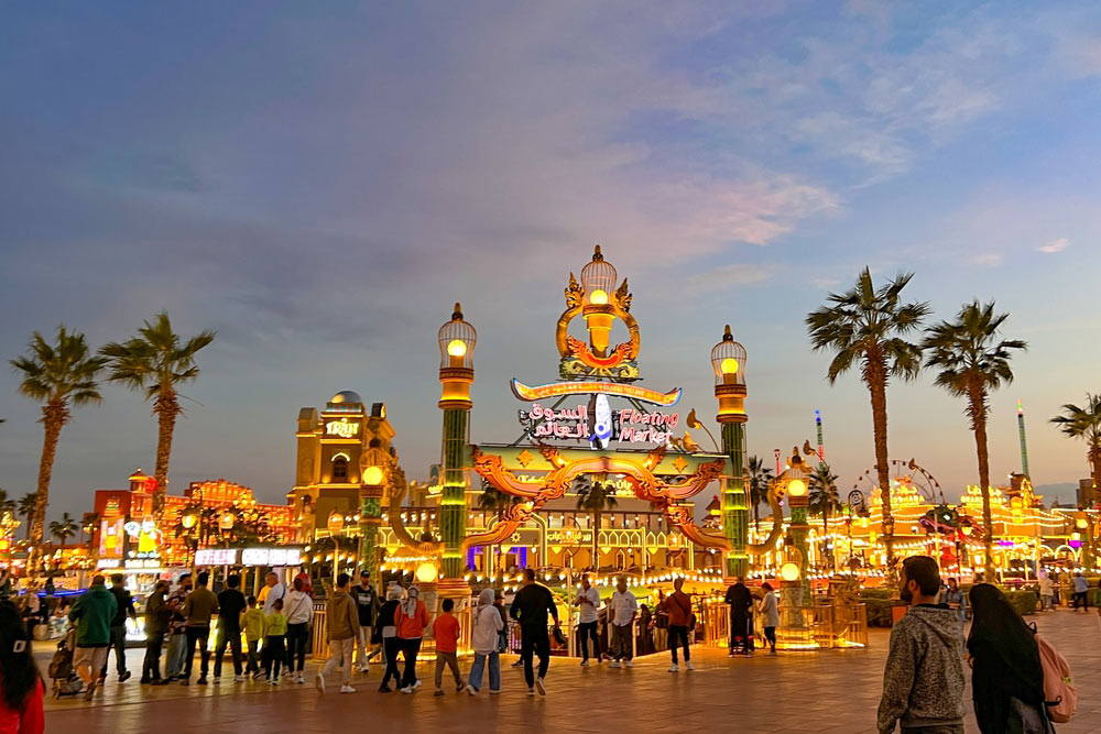 Tourists in Global Village