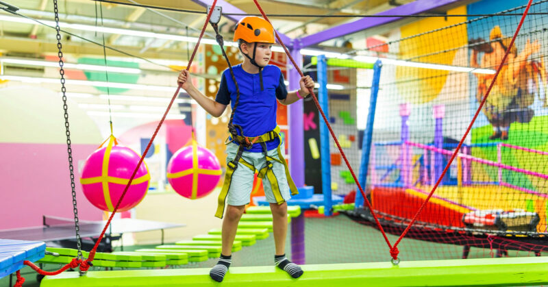 Indoor play area in Nad Al Sheba Mall