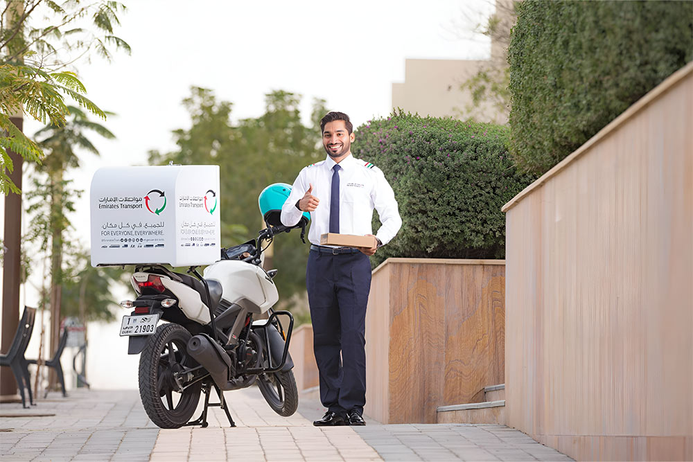 Last-minute delivery is one of the key Emirates Transport services 