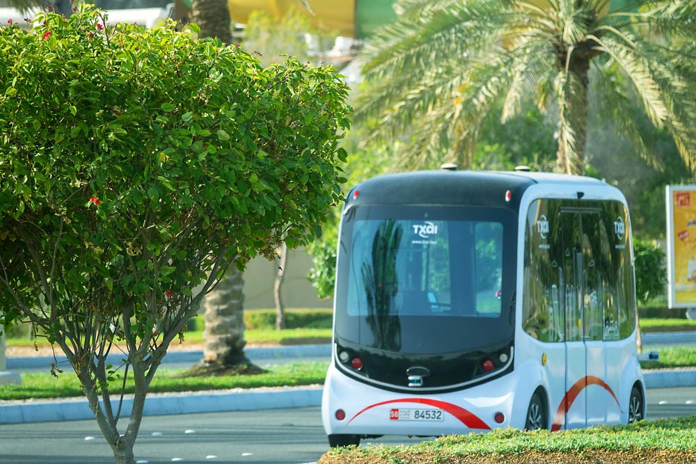 TXAI on the street of Abu Dhabi