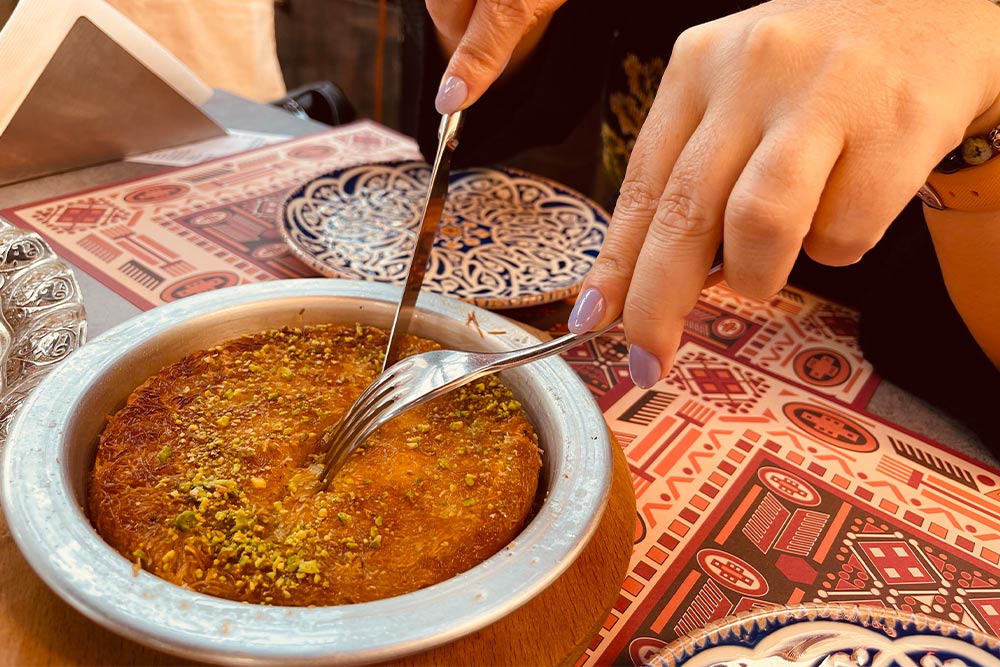 أحد المأكولات السورية