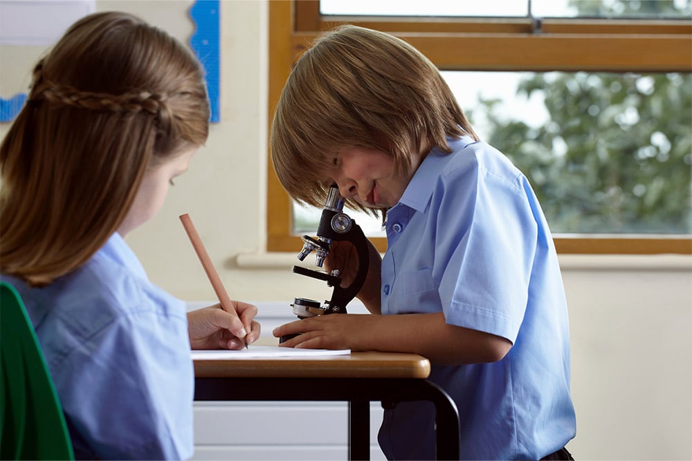 Kids studying in a reputable school in Green Community