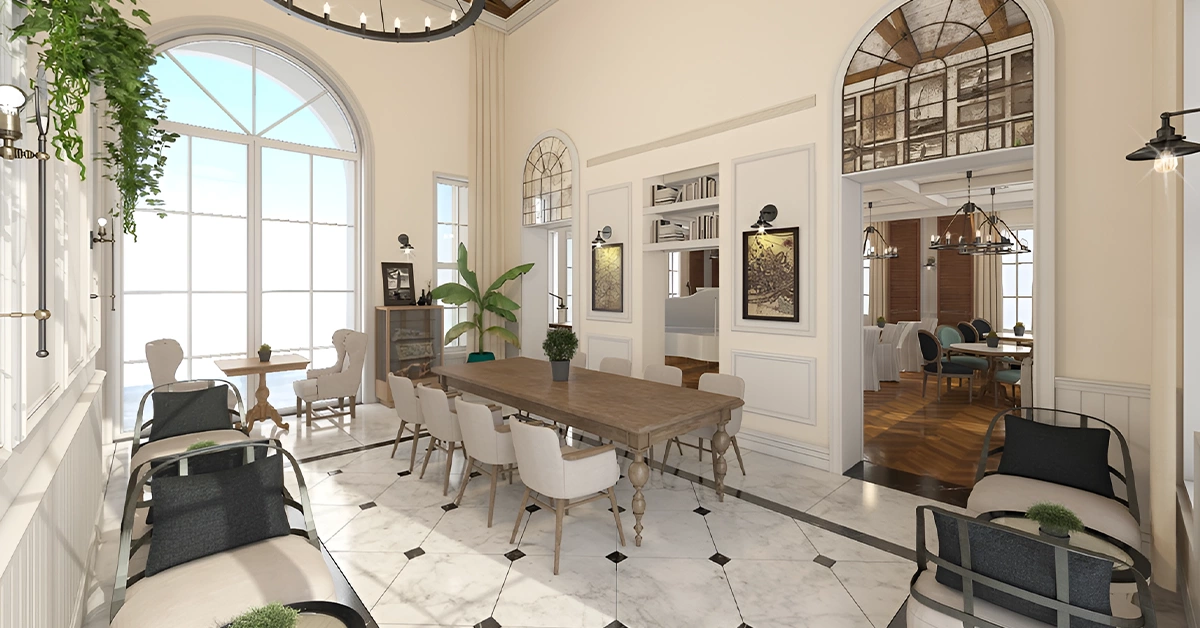 Interiors of the hamptons at arabian ranches