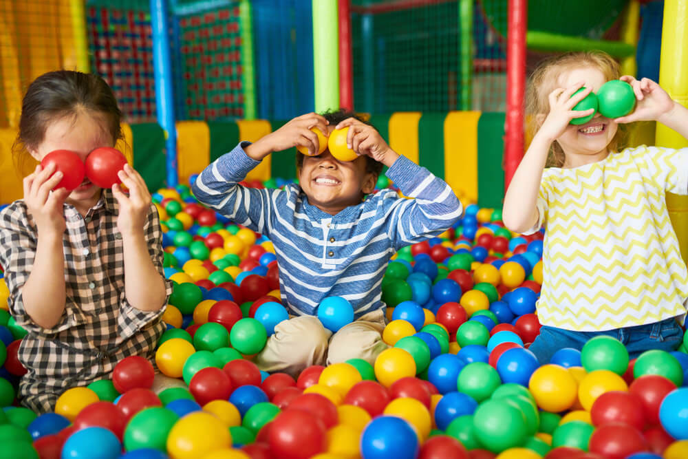 Kids playing at Cheeky Monkeys 
