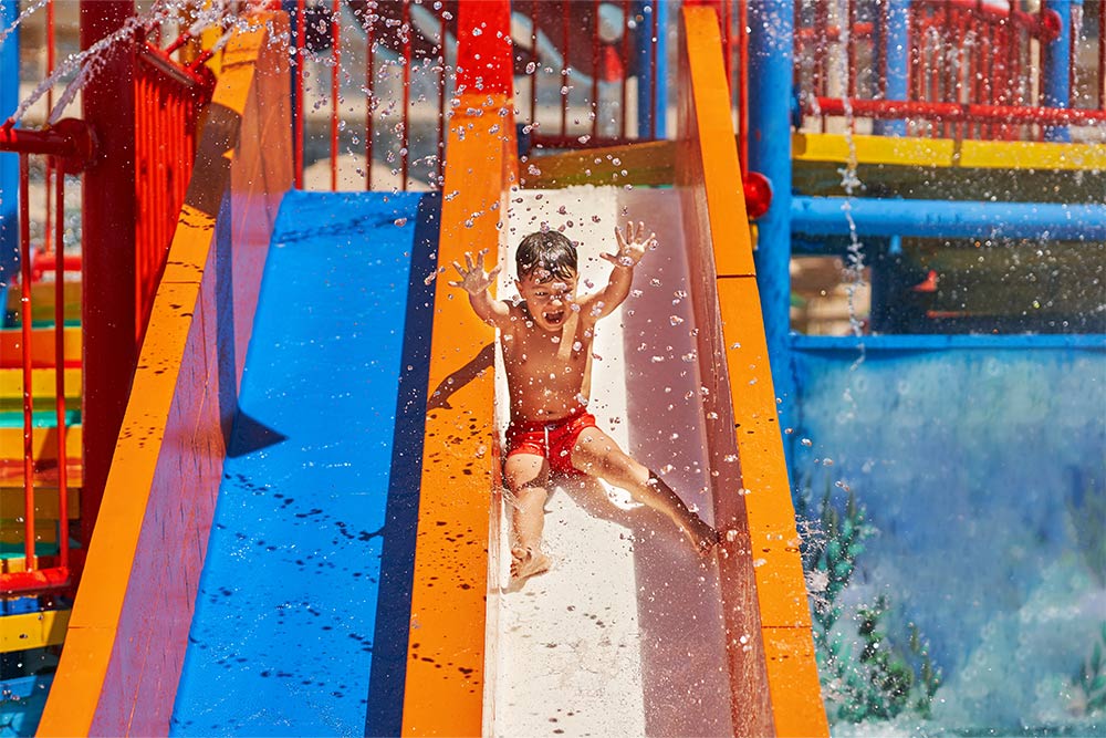 Kids enjoying at Circuit X Splash Park