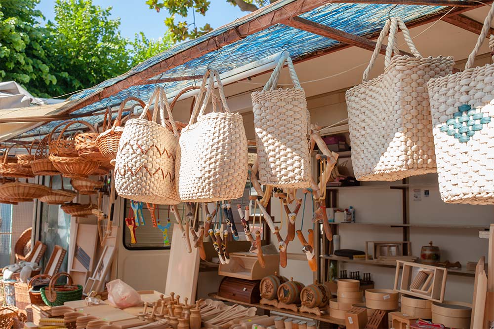Shopping at Leen Outlet Market