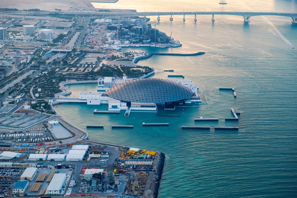 Saadiyat Island is well-liked by art and history lovers