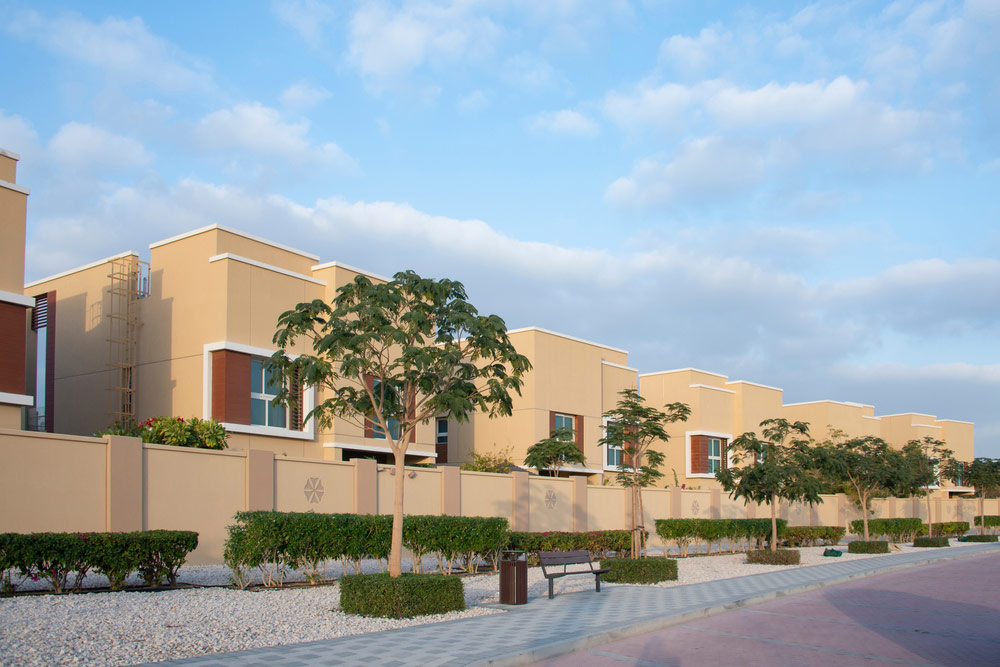 Detached villas in the Rahat community 