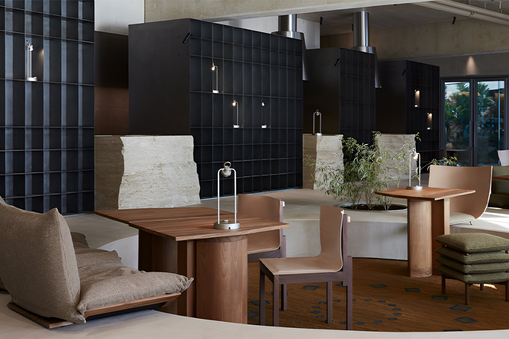 Sophisticated interior of Erth 