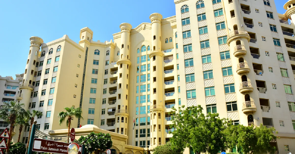 Buildings in Palm Jumeirah