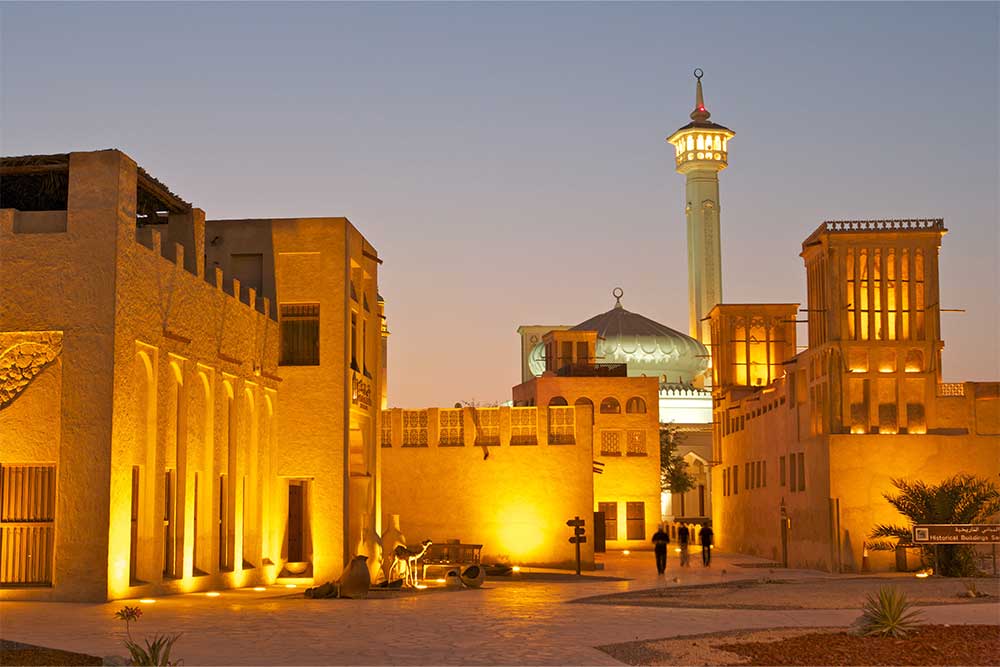 old Bur dubai mosque