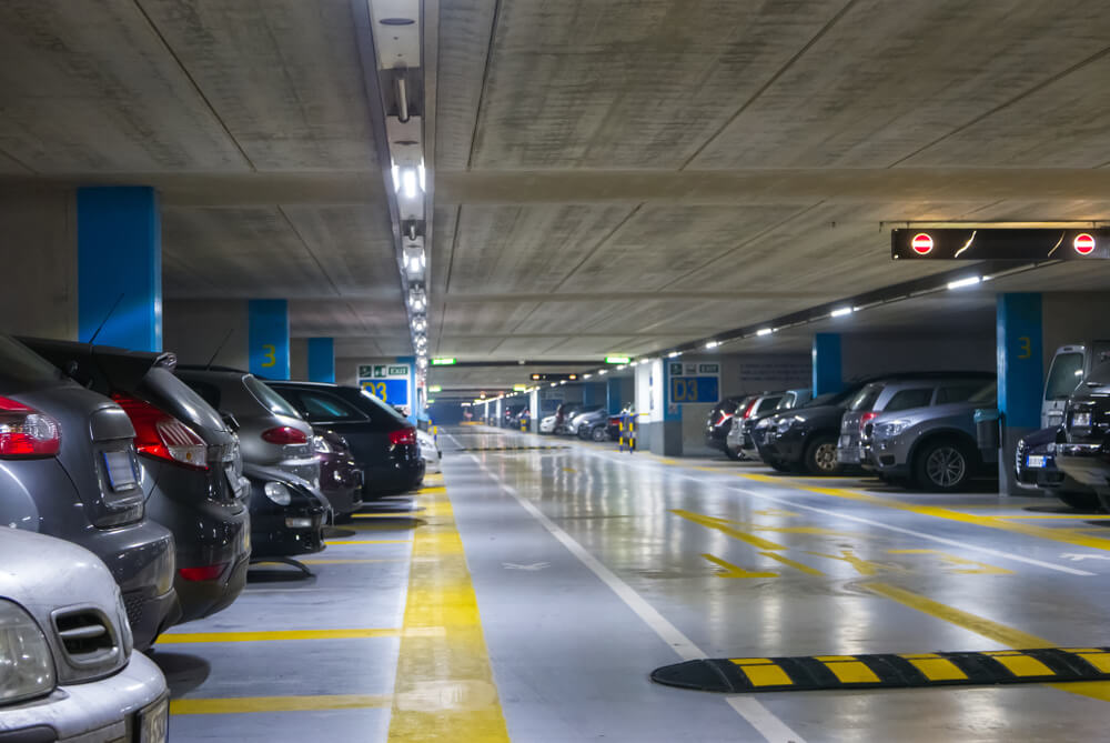 multi-storey parking zones with payment systems