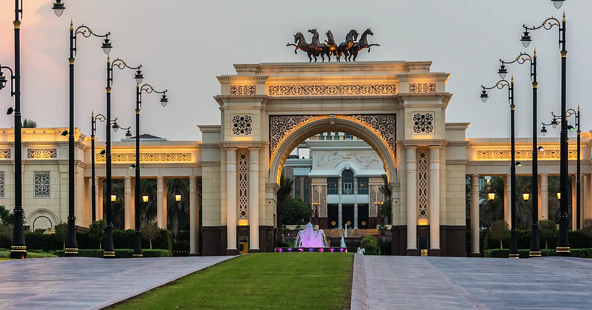 Exterior view of the beautiful Zabeel Palace
