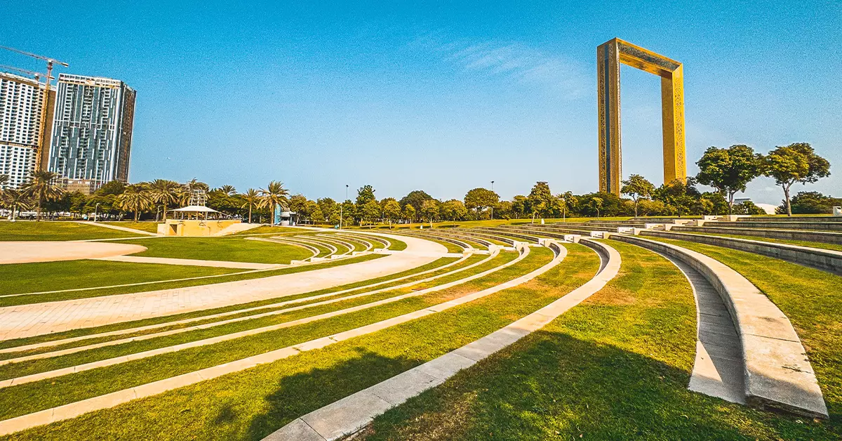 Dubai Frame in Zabeel Park, Dubai