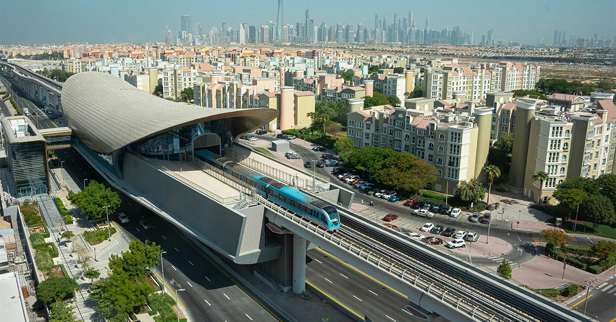 The Pavilion is located near the Al  Furjan Metro Station