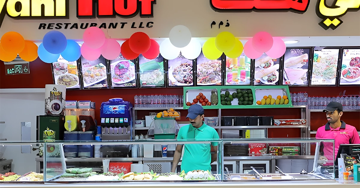 Biryani Hut restaurant in the mall