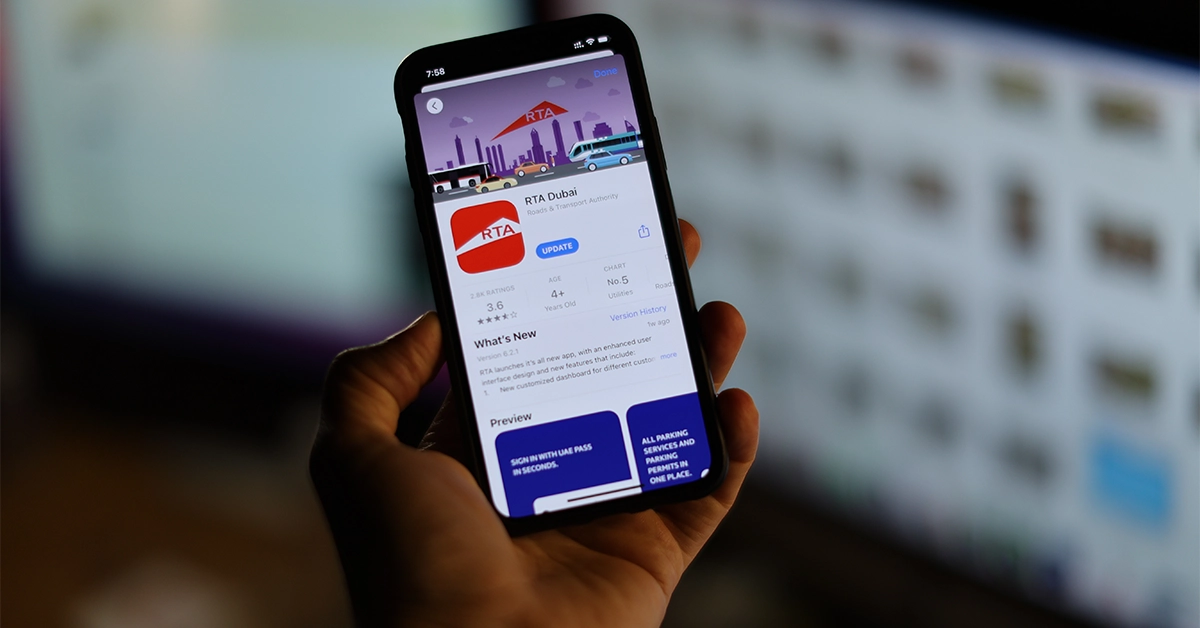 RTA Dubai app allows you to find and pay for parking in dubai