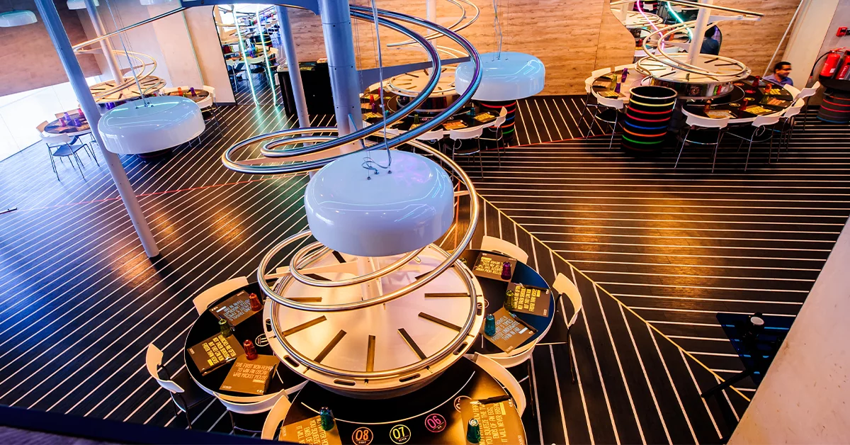 A restaurant in Yas Mall