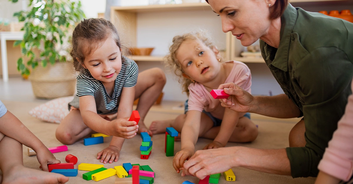 indoor play area in British Orchard Nursery