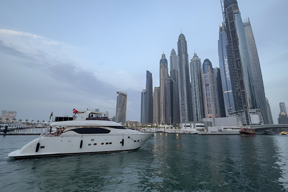 Yacht in JBR