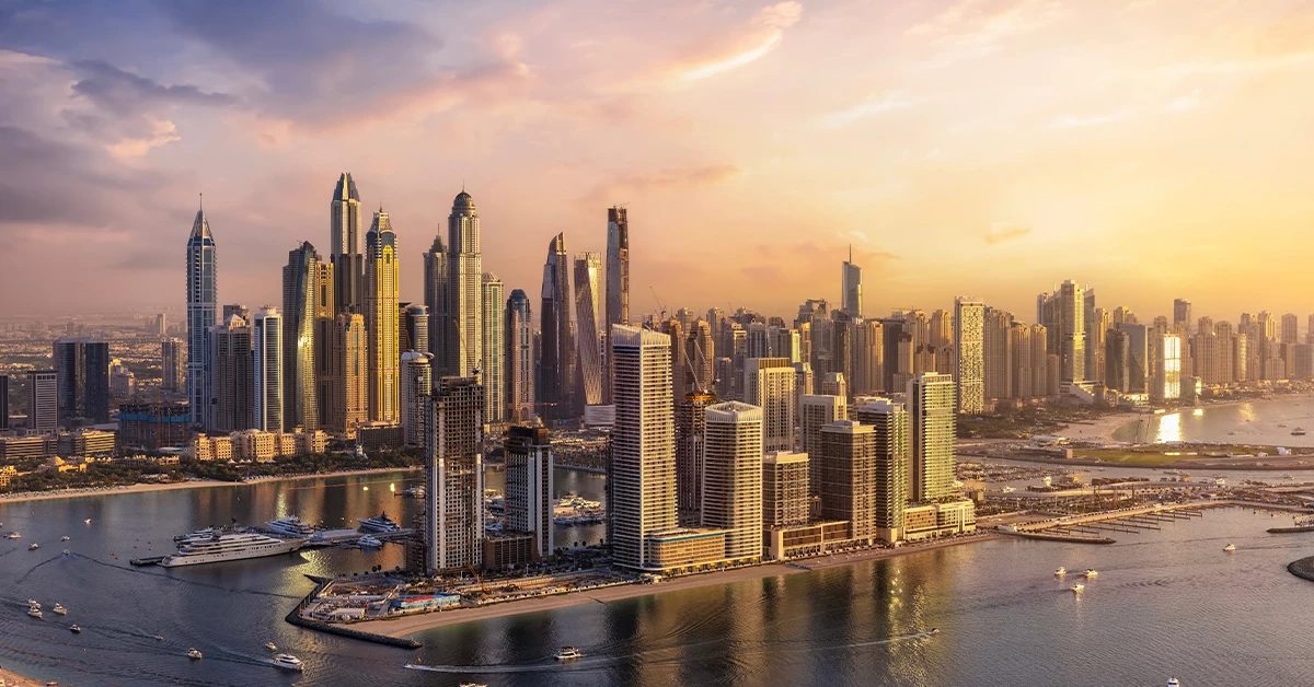 Dubai Marina features some of the best holiday homes in Dubai 
