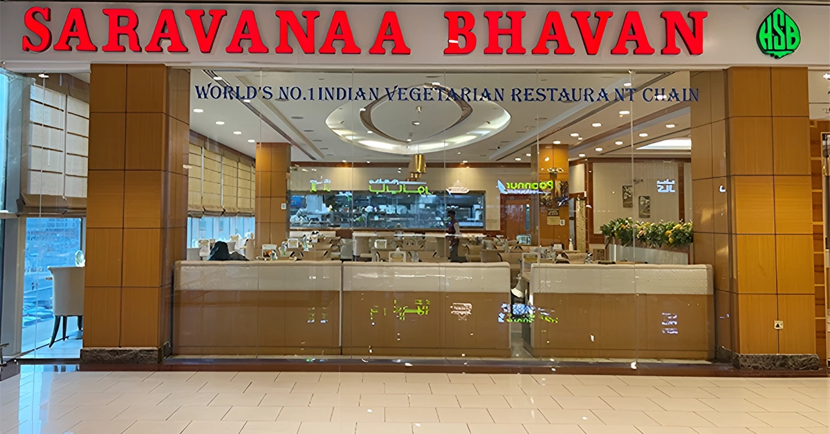 saravanaa bhavan in madinat zayed mall restaurants