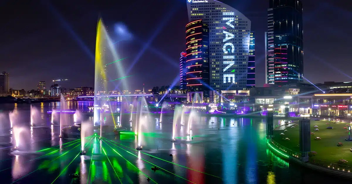 Beautiful view of the IMAGINE show