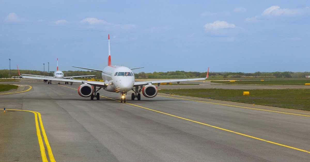 An airline taking from Al Ain International Airport