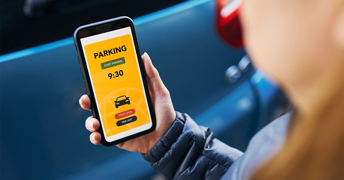 Using a mobile app for Smart Parking in Dubai