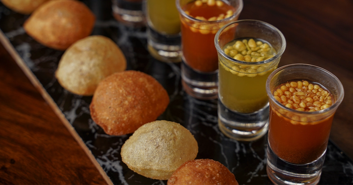 Indian street food in Dubai