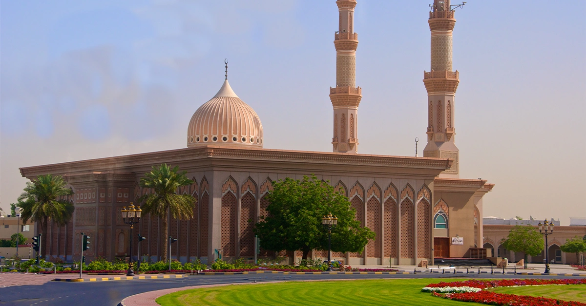 King Faisal Mosque in Sharjah