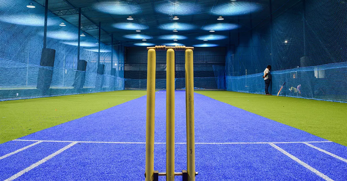 indoor Cricket in sport society mall in Mirdif