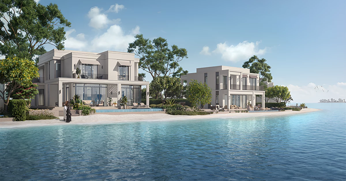 Waterfront villas at Ramhan Island