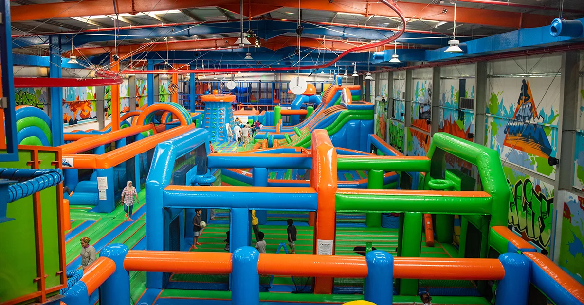 Air maniax Adventure park in dubai