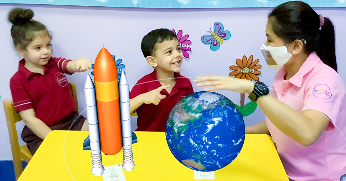 AR/VR-based learning at Creative Home Nursery