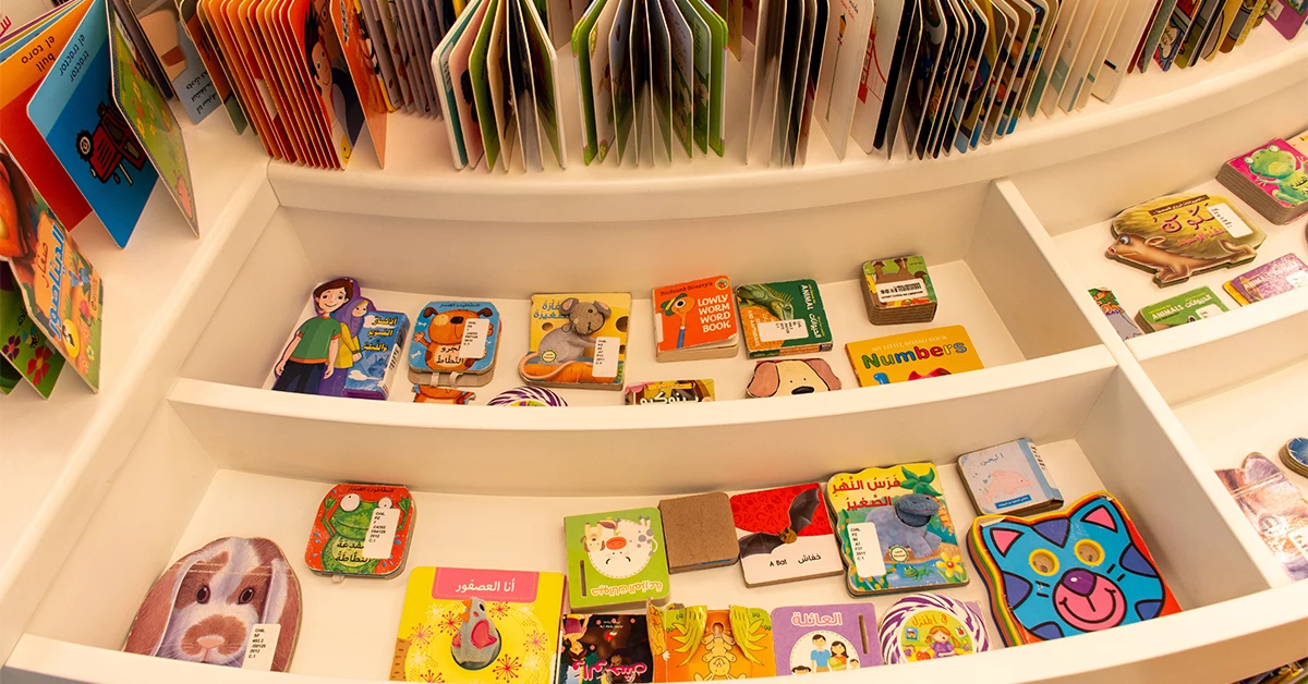 The Children’s section of the library is filled with books