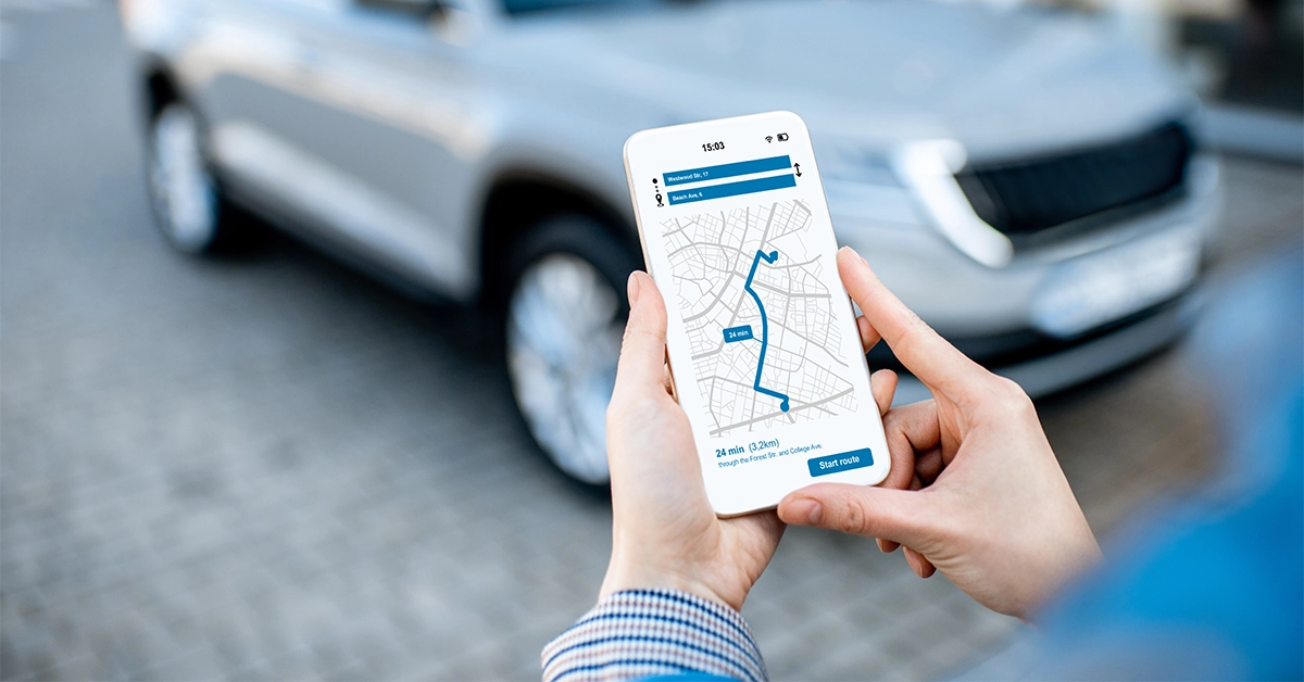 Rent a parking space in Dubai using a mobile phone