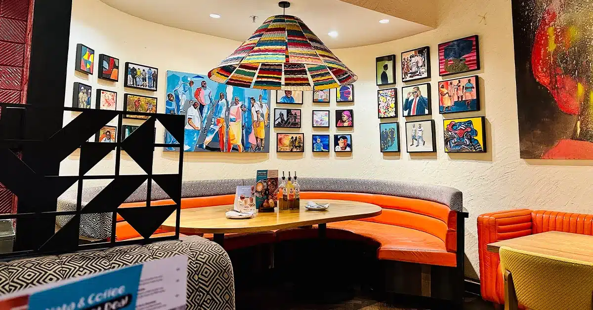 Inside Nando’s in Dubai, UAE