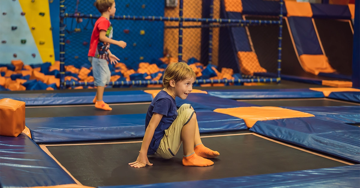 Jump Box trampoline park in Dubai 