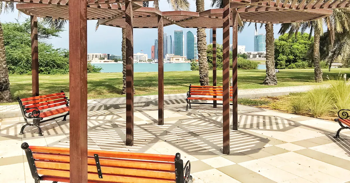 Benches in Park