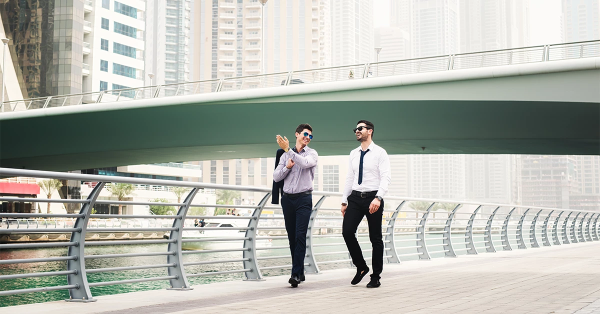 Living in Ajman and working in Dubai helps build professional connections 