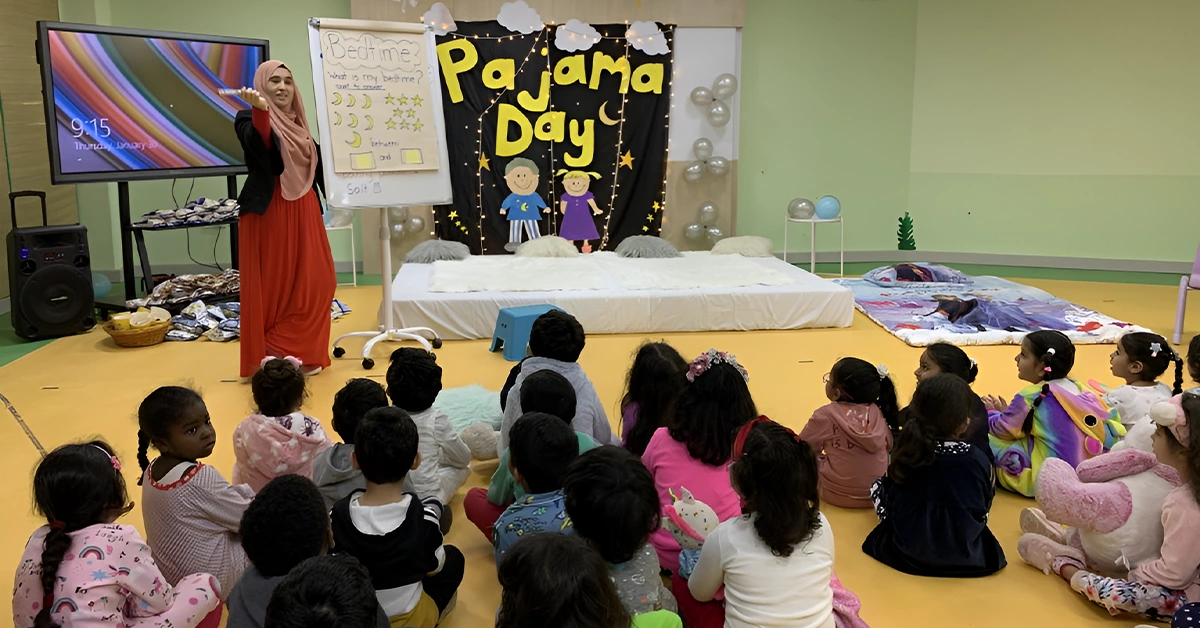 Pyjama day in Al Wahda School 