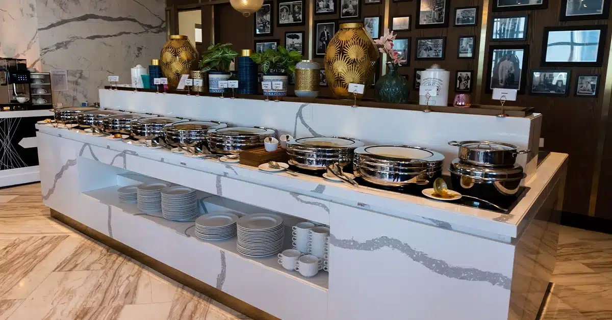 Breakfast Buffet at the hotel Taj Jumeirah Lakes Towers
