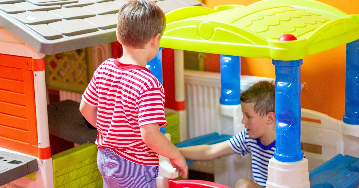 Children play area in blossom nursery in dubai