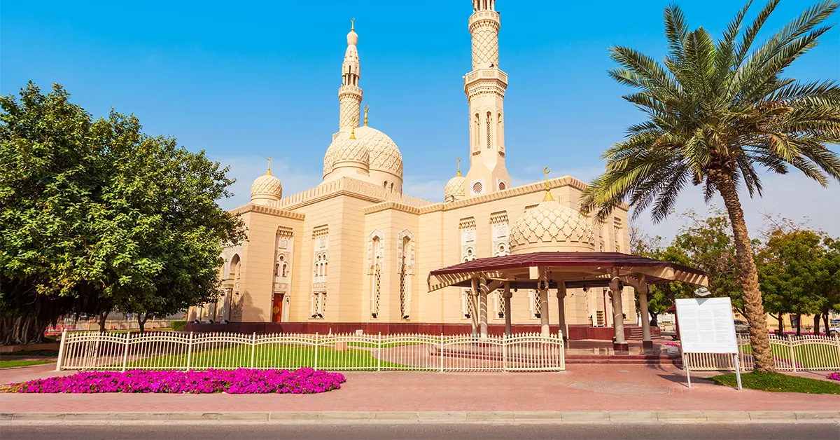 Jumeirah Mosque is one of the most-visited tourist attractions in Dubai