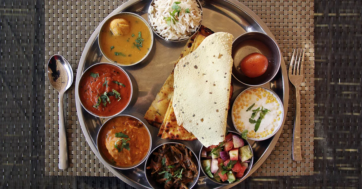 North Indian Thaali in Dubai
