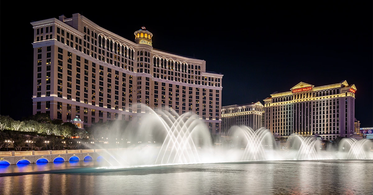 Water fountain in Las Vegas