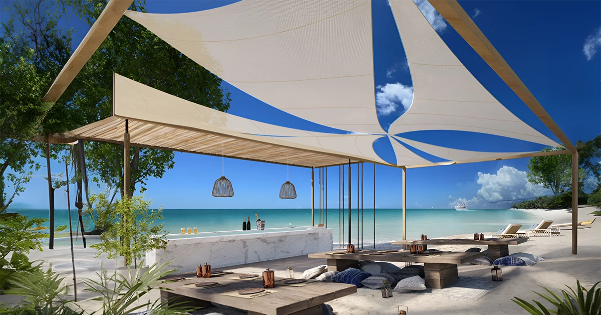 Beach at Ramhan Island