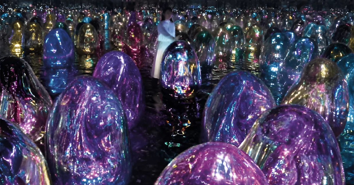 Exhibits at teamLab Phenomena Abu Dhabi