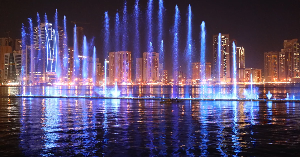 Views of al majaz waterfront 